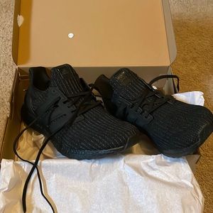 New in Box adidas ultra post 4.0- all black size 12